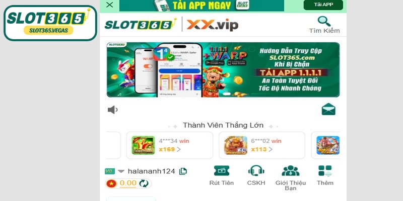 Mọi giao dịch tại SLOT365 đều được xử lý chỉ trong vòng 3–5 phút